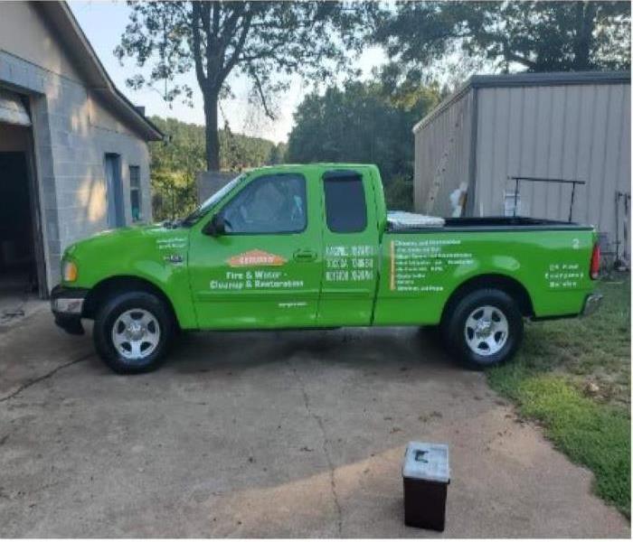 SERVPRO Ford F-150 after wash, wax and detailing